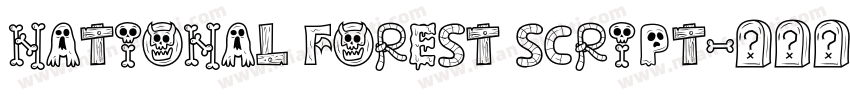 National Forest Script字体转换